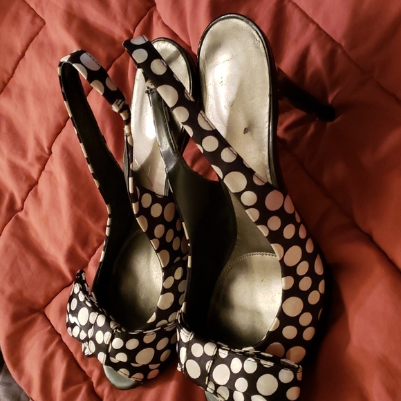 Unisa Polka Dot Heels Size 8 - Picture 5 of 8